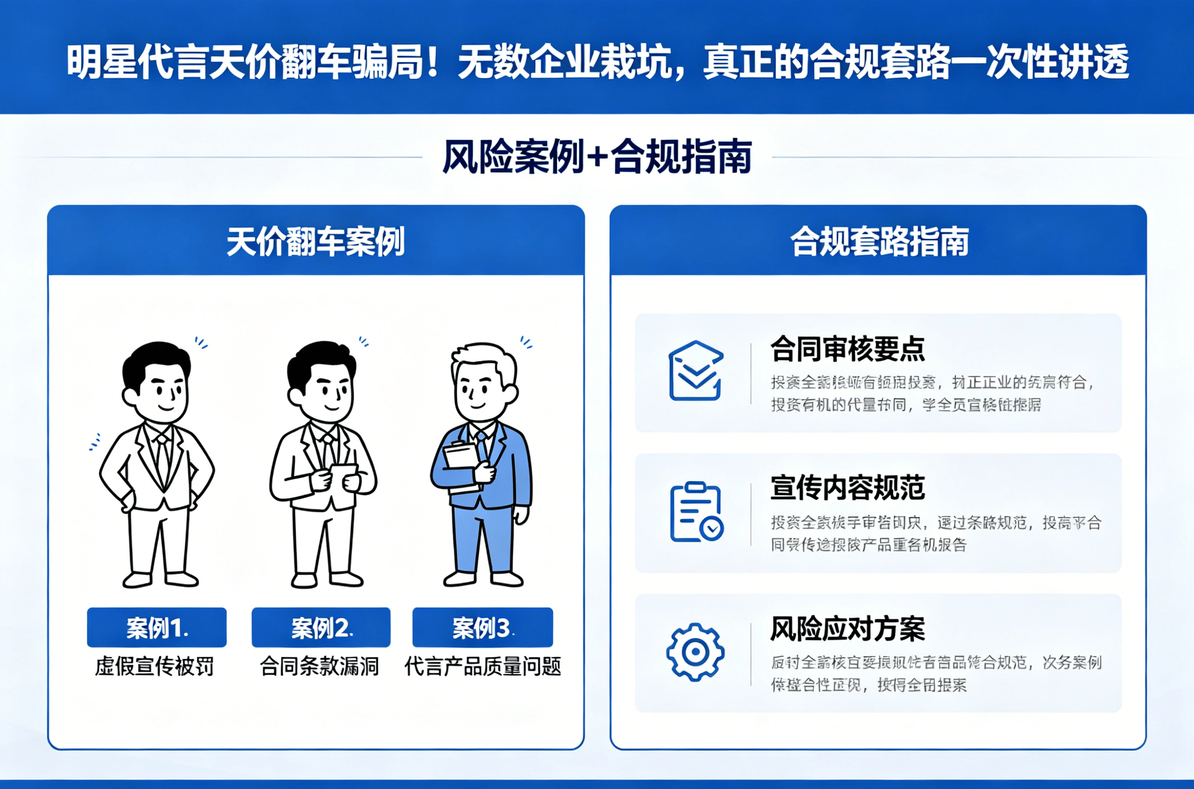 明星代言天价翻车？合规套路一次讲透